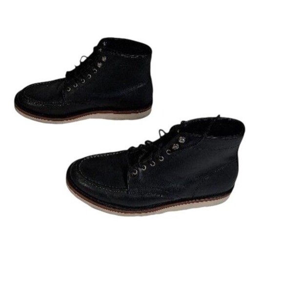 Thursday Boot Co. Everyday Boots Black Leather Lace Up Chukka Chelsea Boot White main image 14
